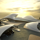 Illustration for article titled New building in the Arabian desert looks like an alien spaceship fleet